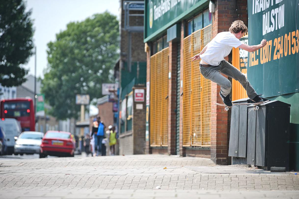 Nick Jensen Frontside Noseslide Blueprint skateboarding skateboards Sam Ashley Photography